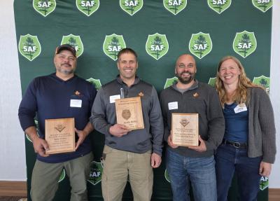 green timber awards from Michigan Society of American Foresters 